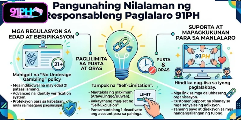 Mga Panuntunan sa Responsableng Paglalaro 91PH