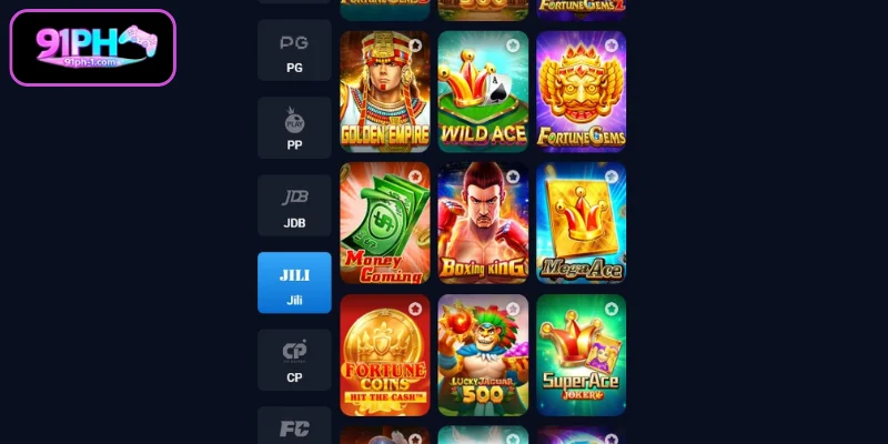 Mga produktong inaalok ng 91PH Slots na sulit subukan