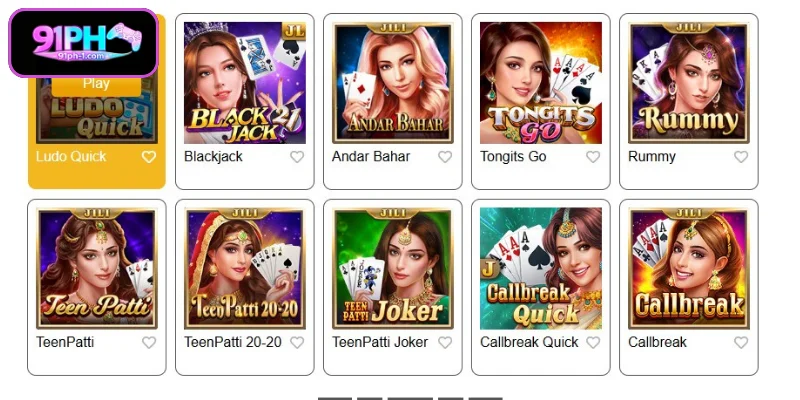Some recommended Mga Larong Kard 91PH games