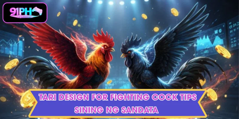 Tari design for fighting cock tips - Sining ng Sandata